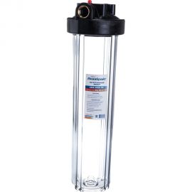 Магистральный фильтр Аквабрайт АБФ-20ББ-ПР подключение латунная резьба 1" ключ в комплекте 33677 