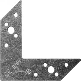 Плоский уголок VORMANN 82х116х30х2 мм, оцинкованный 71 003 000 