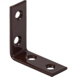 Уголок VORMANN 40х40х15х2 мм, оцинкованный, цвет: коричневый 00180 040 B 