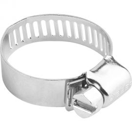 Хомуты Зубр ЭКСПЕРТ оцинкованные просечная лента 8мм 13-26 мм 10шт 37803-13-26-10 