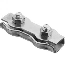 Двойной зажим для стальных канатов BEFAST duplex, цинк, 3 мм, 20 шт. DU320S 