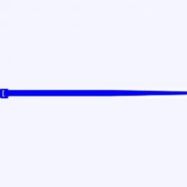 Стяжки SapiSelco металлодетектируемые, самозатухающие, синего цвета, 4.5x280 мм, полиамид 6.6, уп. 100 шт. DET.11.2140R 