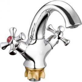 Смеситель для раковины умывальника G-lauf с коротким поворот изливом, хром QML1-A827 