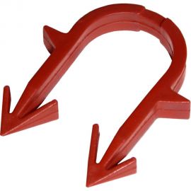 Якорная скоба для теплого пола СВК тип 2, красная, 16 мм, пакет 100 шт. SVK-TPS16100k 