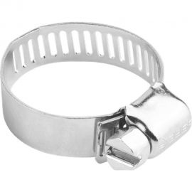 Оцинкованные хомуты Зубр ЭКСПЕРТ просечная лента 12 мм, 32-51 мм, 100 шт. 37805-032-51-100 