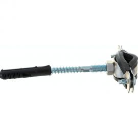 Металлорезиновый хомут с дюбелем и шурупом СТМ 3/8 15-19 мм CHSR0038 