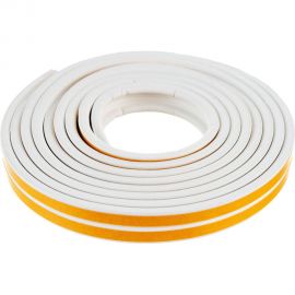 Самоклеящийся уплотнитель Sila P-профиль, 6 м, белый W6 SILAPW6 