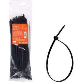 Кабельные стяжки (хомуты) Airline 3.6х250 мм пластиковые черные 100 шт ACT-N-24 