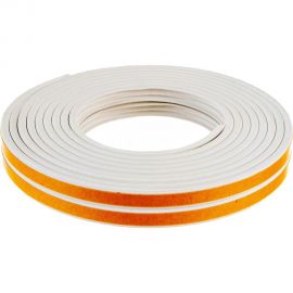 Самоклеящийся уплотнитель Sila E-профиль, 6 м, белый W6 SILAEW6 