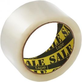 Упаковочная клейкая лента ООО Комус Sale Tape 48 мм x 50 м х 40 мкм, прозрачная, 72 шт./уп. 866920 