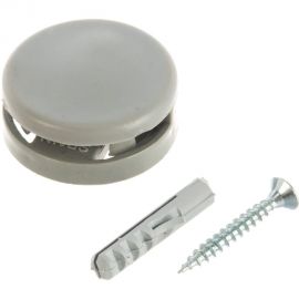 Зеркалодержатель ELEMENT D36мм пластмасса серый 4 шт 116570 