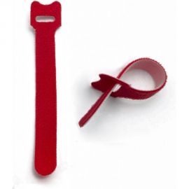 Хомут для кабеля Hyperline WASN-310-RD-10 липучка, 310x14 мм, красный, 10 штук 405343 