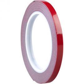 Пеноакриловая двусторонняя лента RoxelPro толщина 0,8 мм, 9ммх5м, серая 512312 