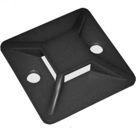 Нейлоновые площадки Grisard Electric 25x25 мм, черные, 100 шт./уп. GRE-010-1007 