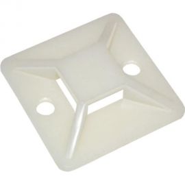 Нейлоновые площадки Grisard Electric 25x25 мм, белые, 100 шт./уп. GRE-010-1002 