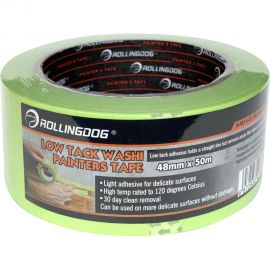 Малярная лента для деликатных поверхностей Rollingdog Low Tack Washi Tape 48 мм, 50 м 81391 