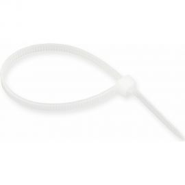 Пластиковые стяжки Cablexpert 150 мм х 3.6 мм, белые, 100 шт. NYT-150x3.6 