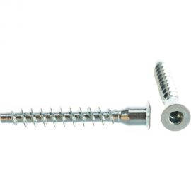 Шурупная стяжка Element оцинкованная 7х50 мм HEX 50 шт. 5650005 / 038930 