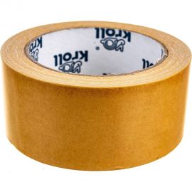 Двусторонняя клейкая лента KROLL полипропилен pp, 48 мм х 25 м 4607190404197 