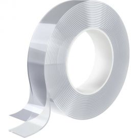 Многоразовая двухсторонняя прозрачная крепежная лента DASWERK NANO tape, 5 м х 30 мм, 2 мм 607929 