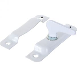 Форточная завертка СКОБЯНОЙ ЗФ-1, 2 шт., бел. 002375 