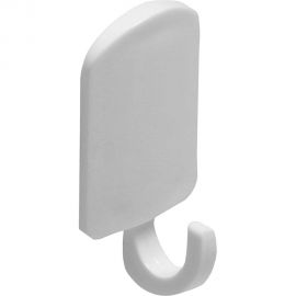 Самоклеящийся крючок Amig пластик, белый, 2 шт в дисп. 210-40x35 BL 