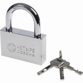 Навесной замок ЧЕТЫРЕ СЕЗОНА Сталь 70 мм 79-0037 