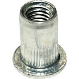 Заклепка-гайка ЦКИ М3, плоск., рифл., Ст. Ц, уп. 50 шт. 64510 