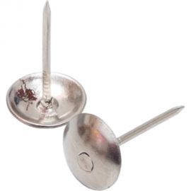 Декоративные гвозди СКОБЯНОЙ 50 г, хром 002624 