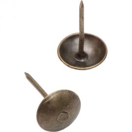 Декоративные гвозди СКОБЯНОЙ 50 г, бронза 002623 