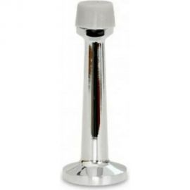 Дверной ограничитель СКОБЯНОЙ высокий, хром 002388 