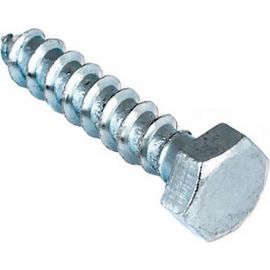 Сантехнический болт Стройбат DIN 571, 6x40 мм, белый цинк, 50 шт. 011111 