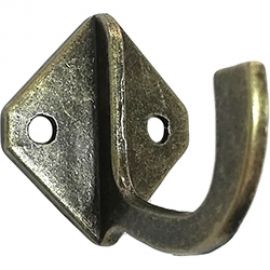 1-рожковый крючок СКОБЯНОЙ мод. 58, бронза 008007 