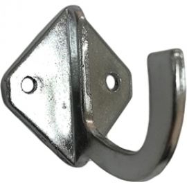 1-рожковый крючок СКОБЯНОЙ мод. 58, хром 008006 