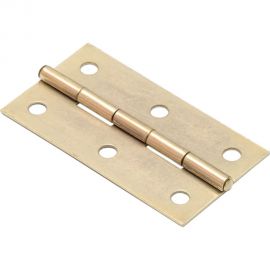Карточная петля СКОБЯНОЙ латунир., 60 мм, 2 шт. 002848 