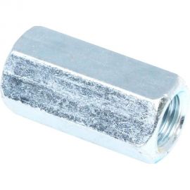 Переходная гайка Стройбат DIN 6334 М14 белый цинк 6 шт 307810 