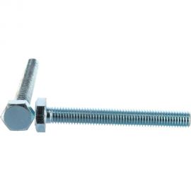 Оцинкованные болты Стройбат DIN 933 М10х80 12 шт. 2630056/272521 