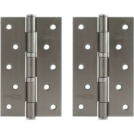 Универсальные дверные петли НОРА-М 5""-2ВВ 125x75x2,5 графит, 2 шт. 18541 