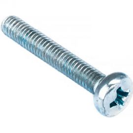 Винт Стройбат пкр. DIN 7985 М6x20 белый цинк 70 шт 106151 