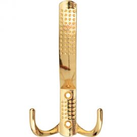 3-х рожковый крючок СКОБЯНОЙ перф. золото 002842 