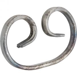 Кованый завиток ООО "СВОЙ МАСТЕР" 125x87 мм 01.0047 