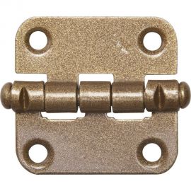 Накладная петля Россия ПН-40 стальная цвет бронзовый металлик универсальная 40 мм 37625-40 