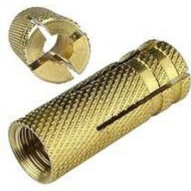 Забивной латунный анкер Метизный двор M6/8x25, 100 шт. 4690441030788 