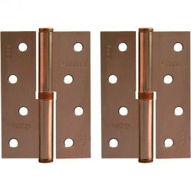 Петля НОРА-М ЕСО 750-4""-FHP-ECO медн.покр. правая 100х70х2,5 15443 