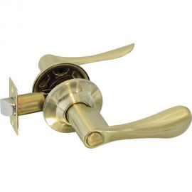 Ручка-защелка НОРА-М NEW мат.золото ЗВ3-03 фикс. 15667 