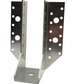 Опора бруса ООО Промекон раскрытая, оцинкованная, 140x76x50x2 мм 1000000024 