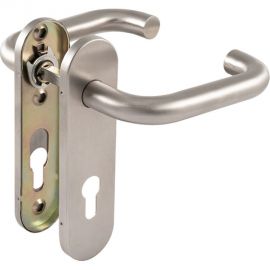 Ручка на планке для противопожарных дверей НОРА-М ПП-02-72 мм, нержавеющая сталь 18498 