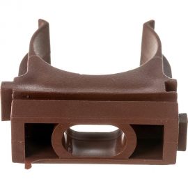 Крепеж-клипса для трубы TDM 20 мм, ЭКО, бук, 10 шт. SQ0405-0042 