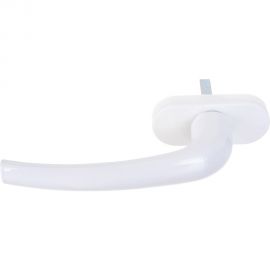 Алюминиевая ручка Левша "Твист" белая У1-2322.Б 