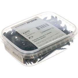 Саморез Качественный Крепеж 4,2х70 потай, крупная резьба, оксид 100 шт 0200375 КЧ 